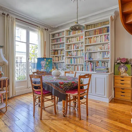 Charmant Duplex Avec Balcon - Quartier Du Marais - 191c Appartement